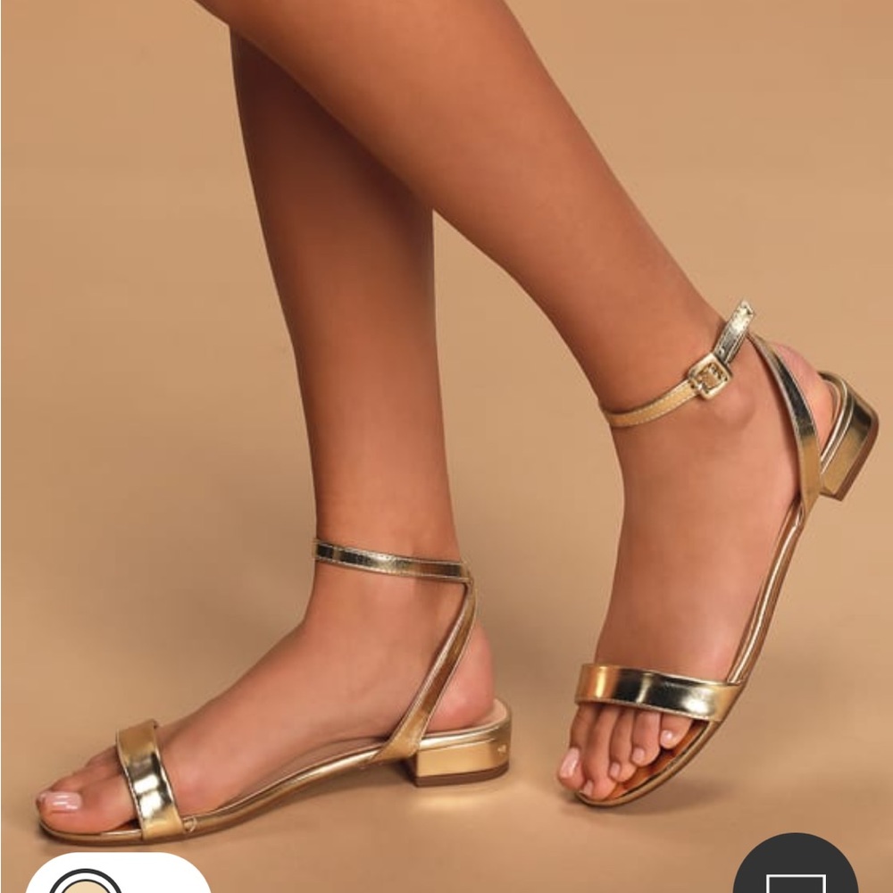 Gold heels